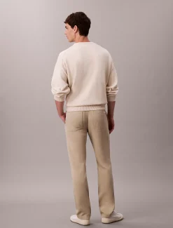 Calvin Klein Gerade Hose aus Baumwolltwill^Herren Hosen & Shorts