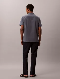 Calvin Klein Gerade Hose aus Seersucker^Herren Hosen & Shorts