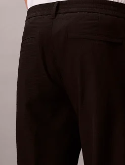 Calvin Klein Gerade Hose aus Seersucker^Herren Hosen & Shorts