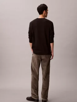 Calvin Klein Gerade Kordsamt-Chinohose im 90er-Jahre-Look^Herren Hosen & Shorts