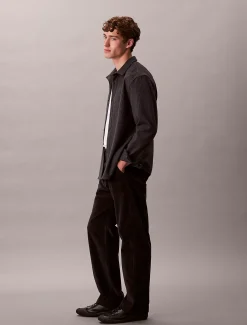 Calvin Klein Gerade Kordsamt-Chinohose im 90er-Jahre-Look^Herren Hosen & Shorts