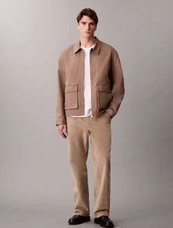 Calvin Klein Gerade Kordsamt-Chinohose im 90er-Jahre-Look^Herren Hosen & Shorts