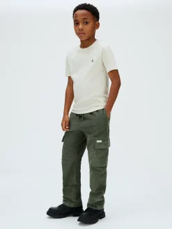 Calvin Klein Gerade Kordsamthose^Kinder Shorts & Trousers|Kleidung