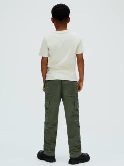 Calvin Klein Gerade Kordsamthose^Kinder Shorts & Trousers|Kleidung