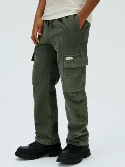 Calvin Klein Gerade Kordsamthose^Kinder Shorts & Trousers|Kleidung