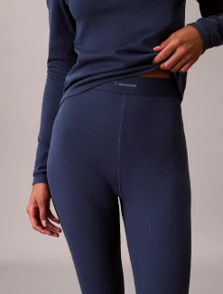 Calvin Klein Gerippte Leggings - Cotton Stretch^Damen Nachtwäsche & Loungewear