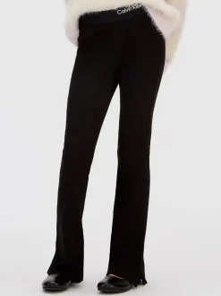 Calvin Klein Gerippte Logo-Schlaghose^Kinder Hosen & Shorts|Kleidung