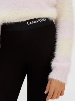 Calvin Klein Gerippte Logo-Schlaghose^Kinder Hosen & Shorts|Kleidung