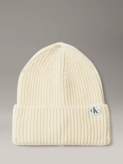 Calvin Klein Gerippte Mütze für Kinder^Kinder Taschen & Accessoires|Taschen & Accessoires