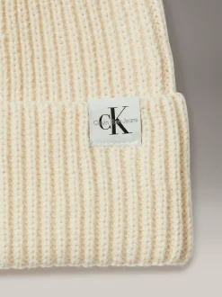 Calvin Klein Gerippte Mütze für Kinder^Kinder Taschen & Accessoires|Taschen & Accessoires