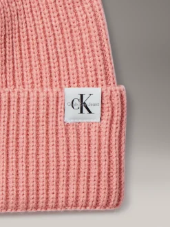 Calvin Klein Gerippte Mütze für Kinder^Kinder Taschen & Accessoires|Taschen & Accessoires