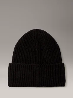 Calvin Klein Gerippte Mütze für Kinder^Kinder Taschen & Accessoires|Taschen & Accessoires