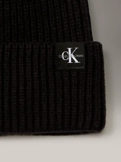 Calvin Klein Gerippte Mütze für Kinder^Kinder Taschen & Accessoires|Taschen & Accessoires