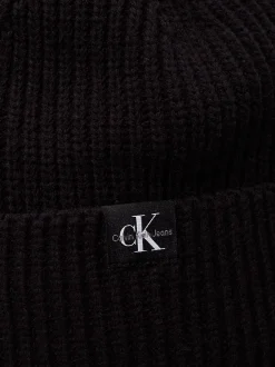 Calvin Klein Gerippte Mütze für Kinder^Kinder Taschen & Accessoires|Taschen & Accessoires