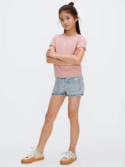 Calvin Klein Geripptes Baby-T-Shirt für Kinder^Kinder T-shirts & Tops|Kleidung