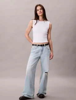 Calvin Klein Geripptes Tanktop^Damen T-shirts & Tops