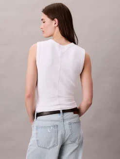Calvin Klein Geripptes Tanktop^Damen T-shirts & Tops