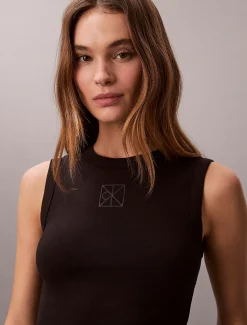 Calvin Klein Geripptes Tanktop^Damen T-shirts & Tops