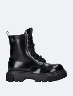 Calvin Klein Geschnürte Boots mit praktischem Reißverschluss und Stollen für Kinder^Kinder Schuhe|Schuhe