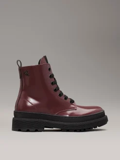 Calvin Klein Geschnürte Boots mit Reißverschluss für Kinder^Kinder Schuhe|Schuhe