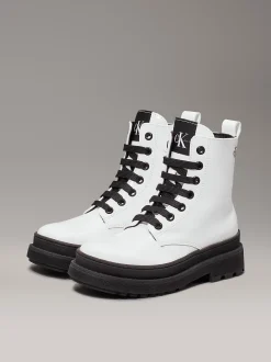 Calvin Klein Geschnürte Boots mit Reißverschluss für Kinder^Kinder Schuhe|Schuhe