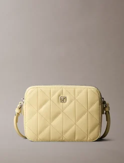 Calvin Klein Gesteppte Camera Bag mit doppeltem Reißverschluss und Emblem-Logo^Damen Umhängetaschen|Taschen