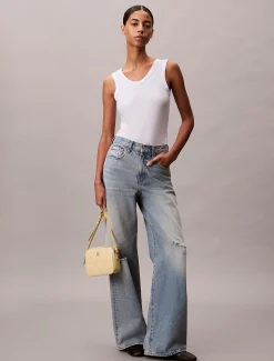 Calvin Klein Gesteppte Camera Bag mit doppeltem Reißverschluss und Emblem-Logo^Damen Umhängetaschen|Taschen