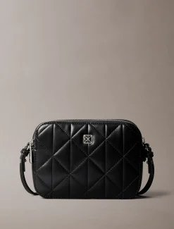 Calvin Klein Gesteppte Camera Bag mit doppeltem Reißverschluss und Emblem-Logo^Damen Umhängetaschen|Taschen