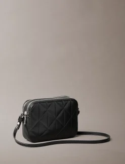 Calvin Klein Gesteppte Camera Bag mit doppeltem Reißverschluss und Emblem-Logo^Damen Umhängetaschen|Taschen