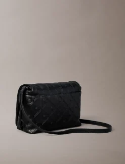 Calvin Klein Gesteppte Crossbody Bag mit Emblem-Logo-Klappe^Damen Umhängetaschen|Taschen