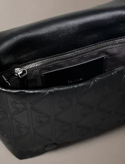 Calvin Klein Gesteppte Crossbody Bag mit Emblem-Logo-Klappe^Damen Umhängetaschen|Taschen
