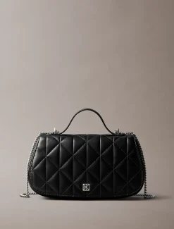 Calvin Klein Gesteppte Kettenriementasche mit Emblem-Logo^Damen Umhängetaschen|Taschen