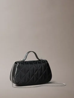 Calvin Klein Gesteppte Kettenriementasche mit Emblem-Logo^Damen Umhängetaschen|Taschen