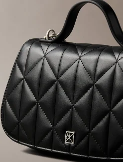 Calvin Klein Gesteppte Kettenriementasche mit Emblem-Logo^Damen Umhängetaschen|Taschen