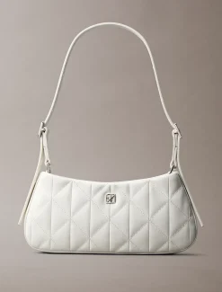 Calvin Klein Gesteppte kleine Schultertasche mit Emblem-Logo^Damen SchultertaschenFrisch Eingetroffen|Taschen