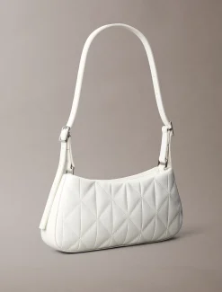 Calvin Klein Gesteppte kleine Schultertasche mit Emblem-Logo^Damen SchultertaschenFrisch Eingetroffen|Taschen