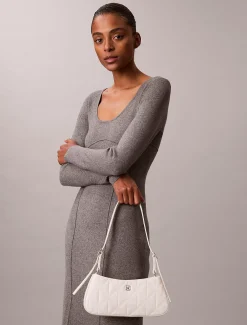 Calvin Klein Gesteppte kleine Schultertasche mit Emblem-Logo^Damen SchultertaschenFrisch Eingetroffen|Taschen