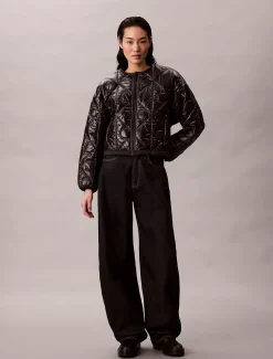 Calvin Klein Gesteppte Logo-Jacke zum Wenden^Damen JackenFrisch Eingetroffen