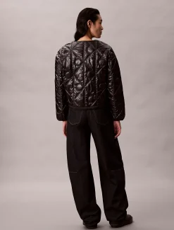 Calvin Klein Gesteppte Logo-Jacke zum Wenden^Damen JackenFrisch Eingetroffen