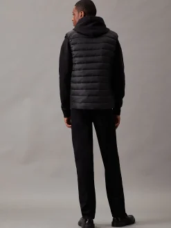 Calvin Klein Gesteppte Logo-Weste^Herren JackenFrisch Eingetroffen|Stepp Jacken