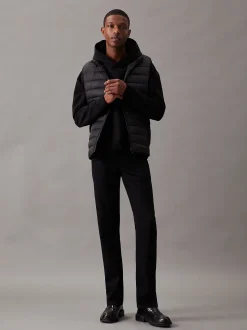 Calvin Klein Gesteppte Logo-Weste^Herren JackenFrisch Eingetroffen|Stepp Jacken