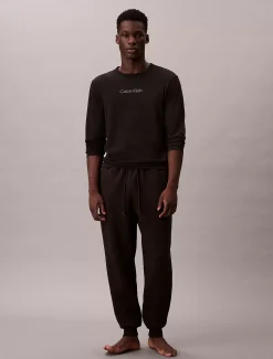 Calvin Klein Gesteppte Lounge-Jogginghose aus Fleece^Herren Nachtwäsche & LoungewearFrisch Eingetroffen
