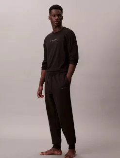 Calvin Klein Gesteppte Lounge-Jogginghose aus Fleece^Herren Nachtwäsche & LoungewearFrisch Eingetroffen