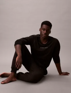 Calvin Klein Gesteppte Lounge-Jogginghose aus Fleece^Herren Nachtwäsche & LoungewearFrisch Eingetroffen