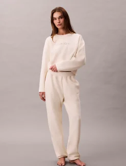 Calvin Klein Gesteppte Lounge-Jogginghose aus Fleece^Damen Nachtwäsche & Loungewear