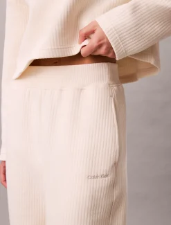 Calvin Klein Gesteppte Lounge-Jogginghose aus Fleece^Damen Nachtwäsche & Loungewear