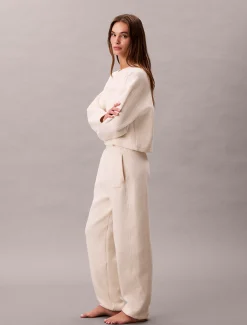 Calvin Klein Gesteppte Lounge-Jogginghose aus Fleece^Damen Nachtwäsche & Loungewear