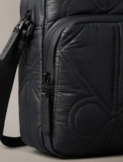 Calvin Klein Gesteppte Reporter Bag mit Monogramm-Logo^Herren Umhängetaschen & Schultertaschen|Taschen