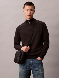 Calvin Klein Gesteppte Reporter Bag mit Monogramm-Logo^Herren Umhängetaschen & Schultertaschen|Taschen