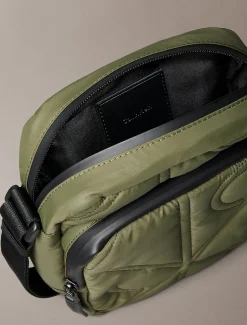 Calvin Klein Gesteppte Reporter Bag mit Monogramm-Logo^Herren Umhängetaschen & Schultertaschen|Taschen